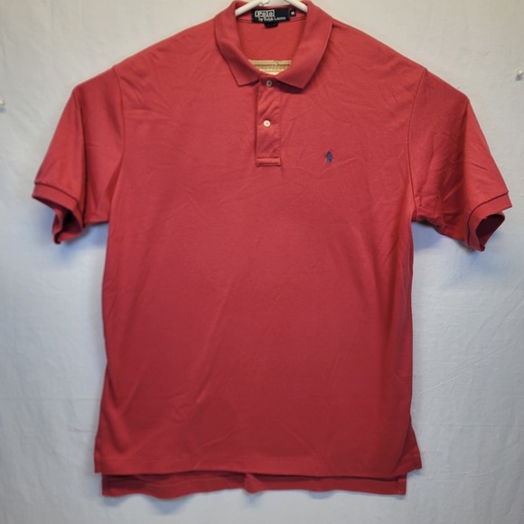 Ralph Lauren Other - Vintage Polo Ralph Lauren Made in USA Red Casual Polo Short Sleeve Shirt Men XL